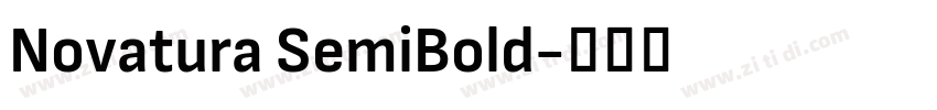 Novatura SemiBold字体转换
